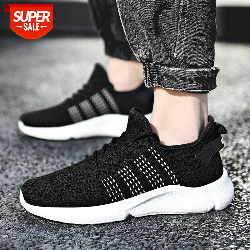 

large size men's shoes summer outdoor comfortable, lightweight and breathable fly woven mesh casual sports #5d07