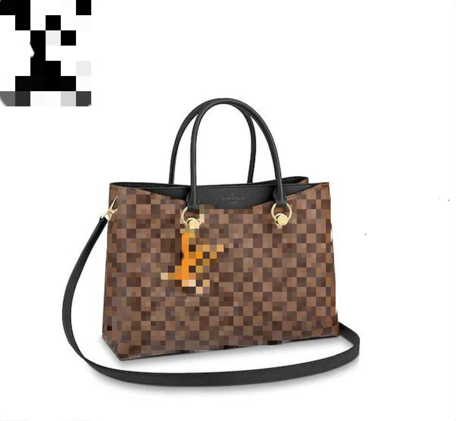 

N40050 Riverside Noir Women HANDBAGS ICONIC BAGS TOP HANDLES SHOULDER BAGS TOTES CROSS BODY BAG CLUTCHES EVENING