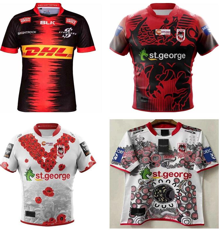 2021 Stormers Rugby Jersey St George Illawarra Version Version Tempête de haute qualité Training Training