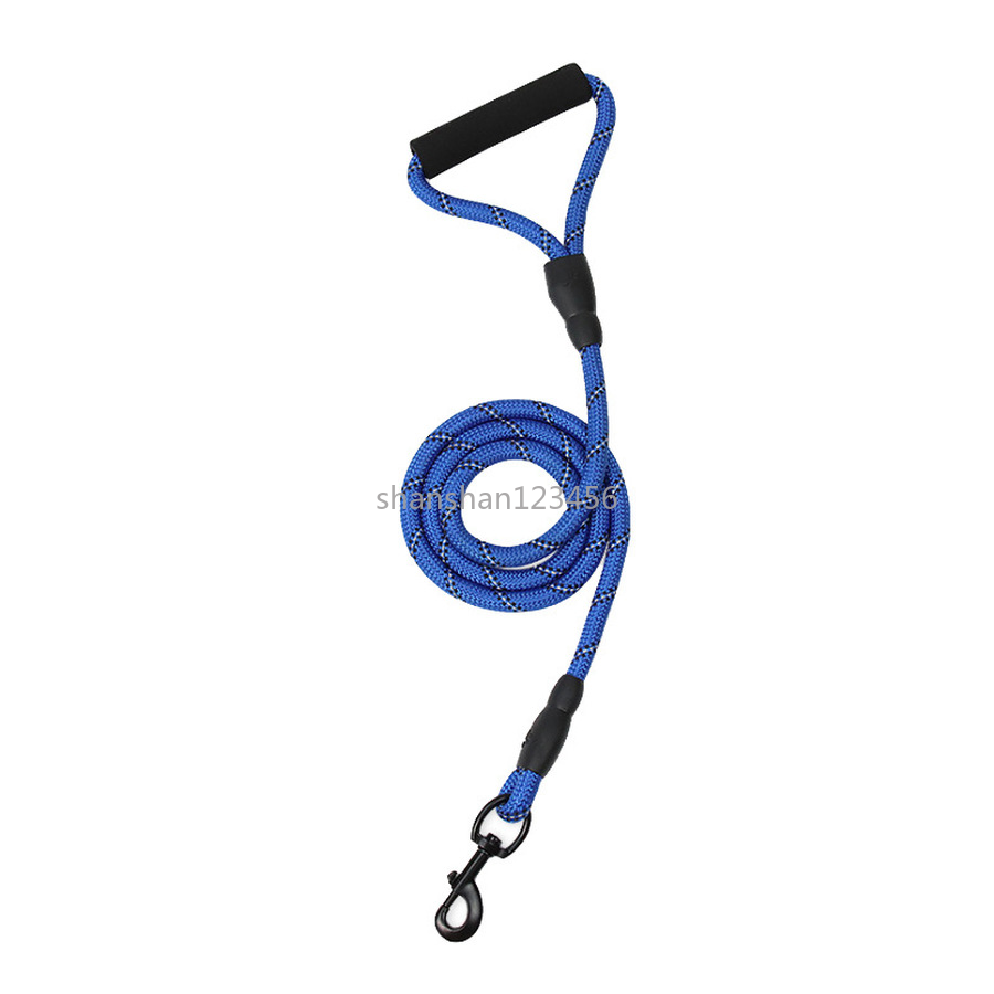 

Reflect Light Dog Leashes with Padded Handle Nylon Heavy Duty Walk Dogs Climbing Running Tracking Leash Pet Supplies Will and Sandy