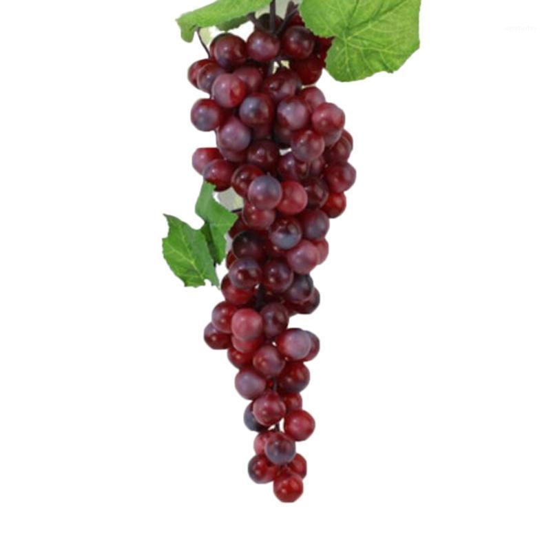 

Party Decoration Artificial Grapes DIY Fruits Plastic Fake Fruit For Home Garden Christmas Wedding