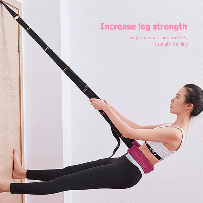 

Multi-functional Yoga Ballet Adjustable Training Stretch Band Exercise Flexibility Fitness Strap Stretcher Band1