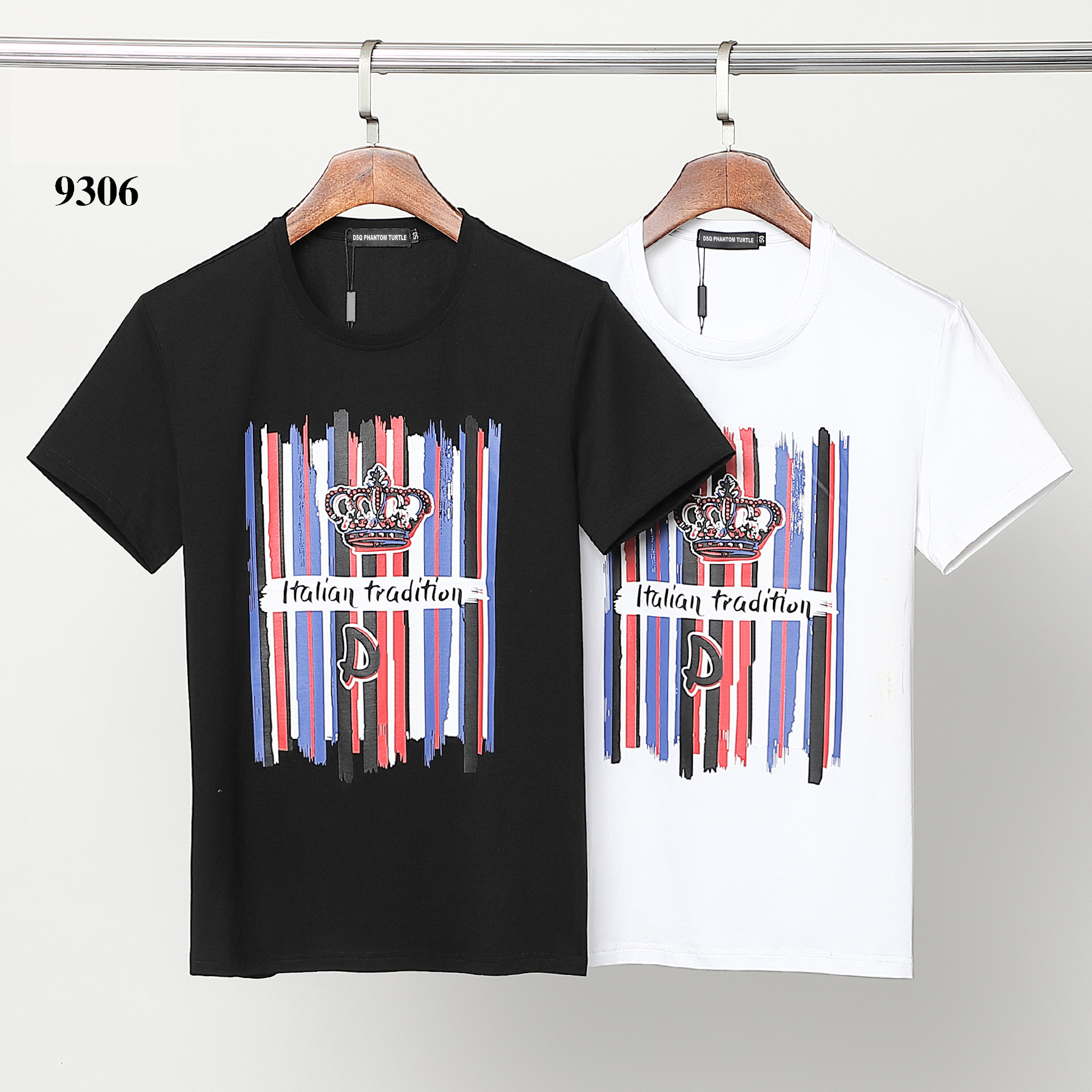 

DSQ PHANTOM TURTLE 2021SS New Mens Designer T shirt Paris fashion Tshirts Summer T-shirt Male Top Quality 100% Cotton Tops 1247, Black