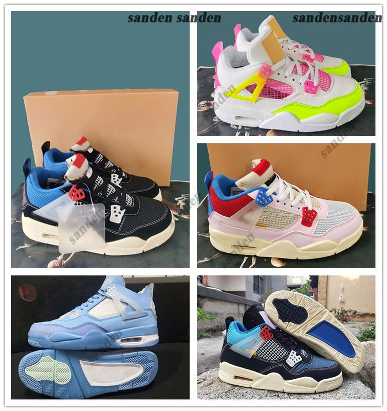 

Union 4 SP Sail Guava Ice Off Noir Men Shoes Basketball Sneaker 4s Lemon Venom Jumpman Women sports trainer, Payment link