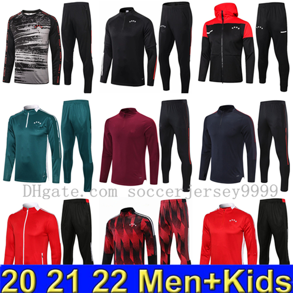 

20 21 22 Bayern soccer tracksuit Survetement football JAMES jackets 202 2022 municH veste LEWANDOWSKI MULLER hoodie jacket Windbreaker training suit
