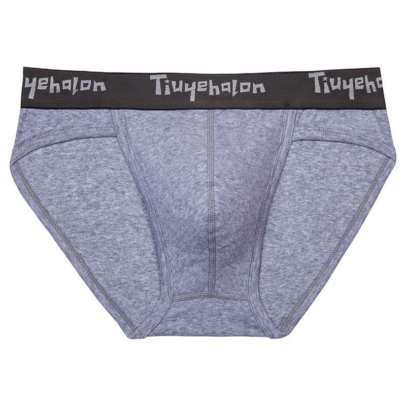 

Underpants 2021 Cotton Classic Hue Men's Narrow Shoulder Triangle Underwear Comfortable Not Tight, Black;white