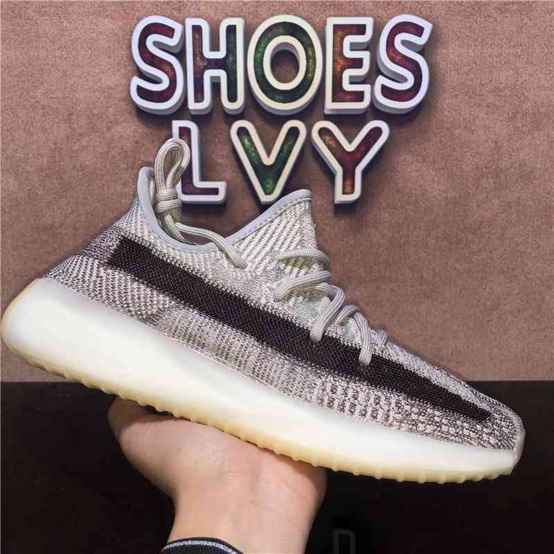 Top Quality Hommes Femmes Boost Chaussures de course Perles Pierre Queue Cinder Cinder 3M Statique Reflective Mesh respirant Mens Baskets Sneaker