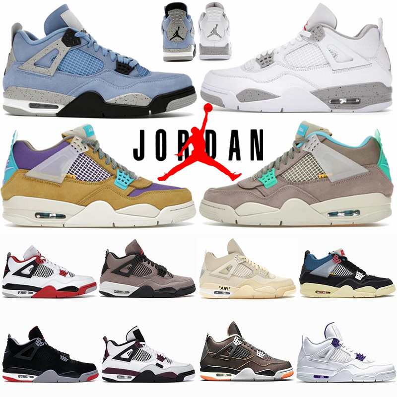

Air Retro Jordan Jumpman 4 4s Mens Basketball Shoes University Blue White Oreo Travis Scott Desert Moss Taupe Haze Cactus Jack Womens Sneakers Trainers Jorden