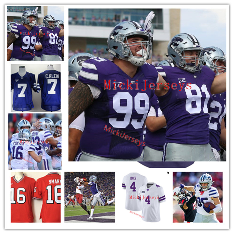 

NCAA Custom Kansas State Wildcats Football Jersey 9 Jacardia Wright 58 Cartez Crook-Jones 6 Justin Gardner 63 Ben Adler Dawson Delforge Bronson Massie Hadley Panzer, Orange