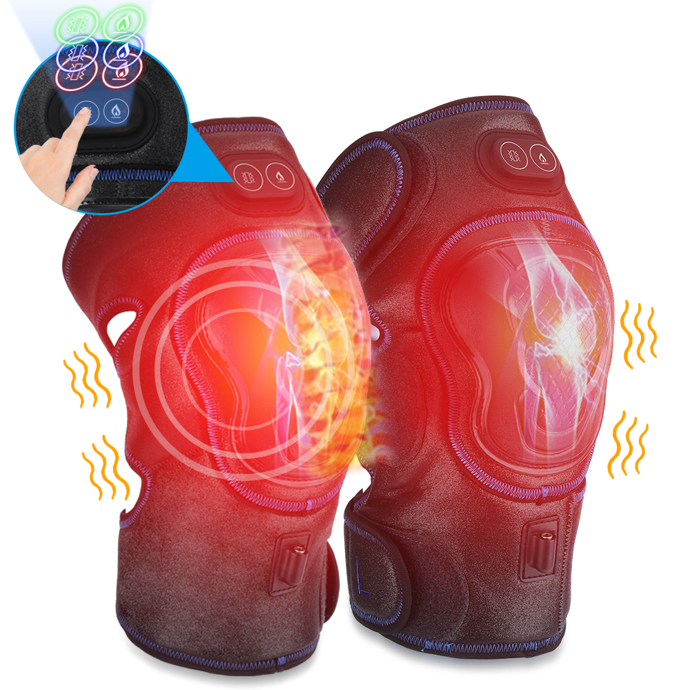 

2in1 Heating Knee Massager Powerful Vibration Physiotherapy Joint Relief Arthritis Pain Health Care Knee Legs Massage Relaxation