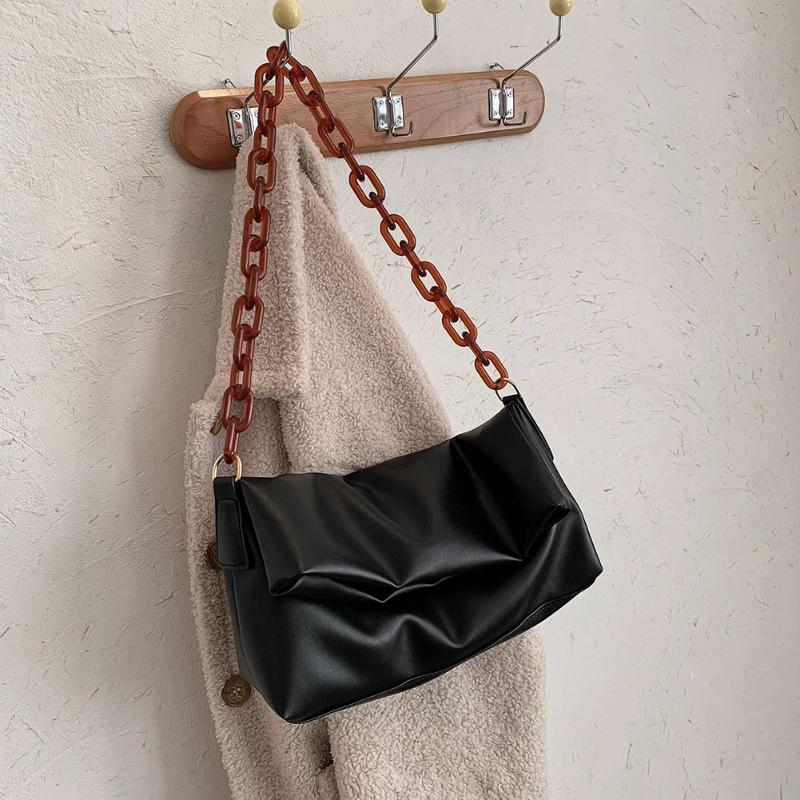 

Shoulder Bag Women Brown Cross Body Messenger Bag Solid Color Black Shoulder Designer Bags Long Handbag Portable Street