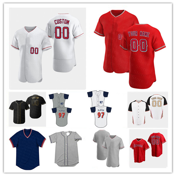 

Los Angeles Mike Trout Jersey Shohei Ohtani Andrelton Simmons Albert Pujols Albert Pujols Jose Quintana Jose Iglesias Jo Adell Max Stassi, Men retro white