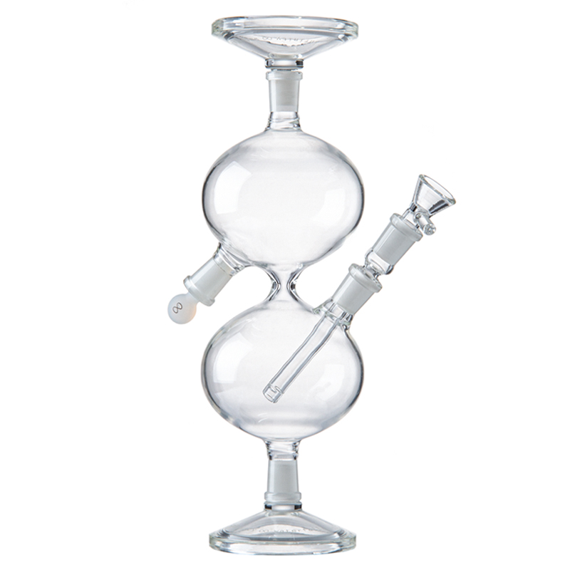 

11 Inch Recycler Hookahs Infinity Waterfall Bong Universal Gravity Water Vessel Pipes 14mm Joint Glass Bongs With Diffused Downstem Oil Dab Rigs
