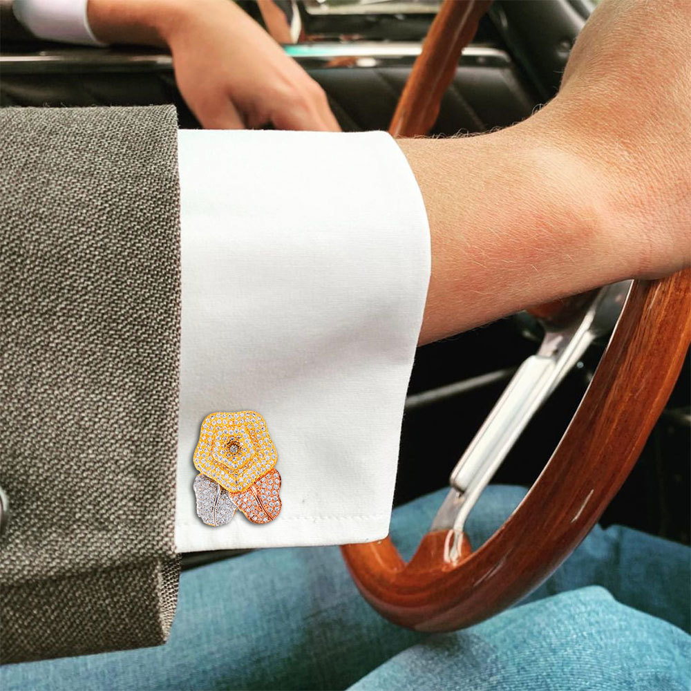 

GODKI Luxury Shirt links for Women Wedding button Collar cuff Brooch Pins High Quality abotoaduras Jewelry