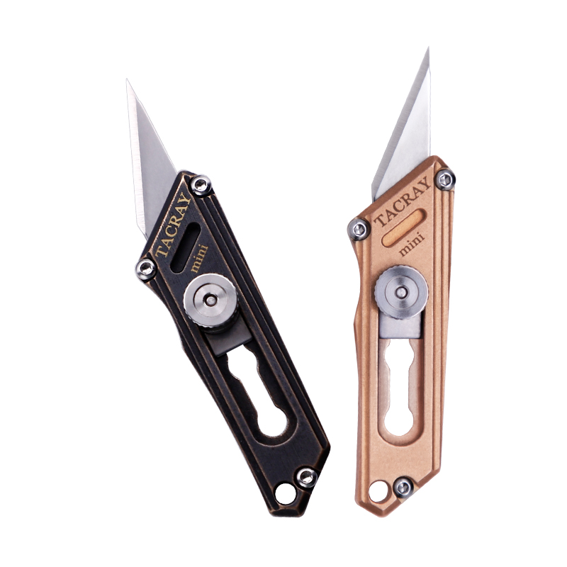 

Tr-mgd1902mini small copper art knife Retractable and replaceable blade
