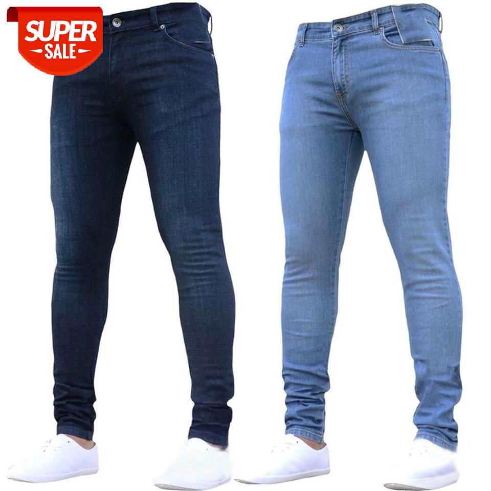 

Autumn Winter Fashion Men Skinny Jeans Slims Fit Denim Leggings Long Trousers Mens New Fashion Denim Pencil pants skinny jeans #sR5A, Black