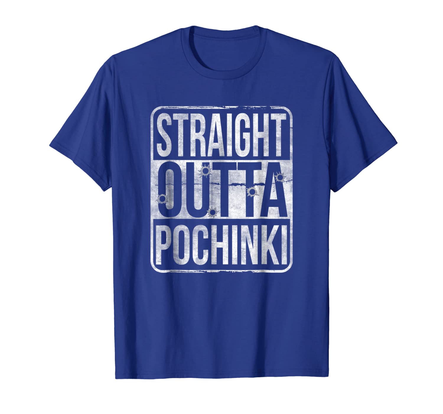 

Straight Outta Pochinki T Shirt Gaming Tee, White;black
