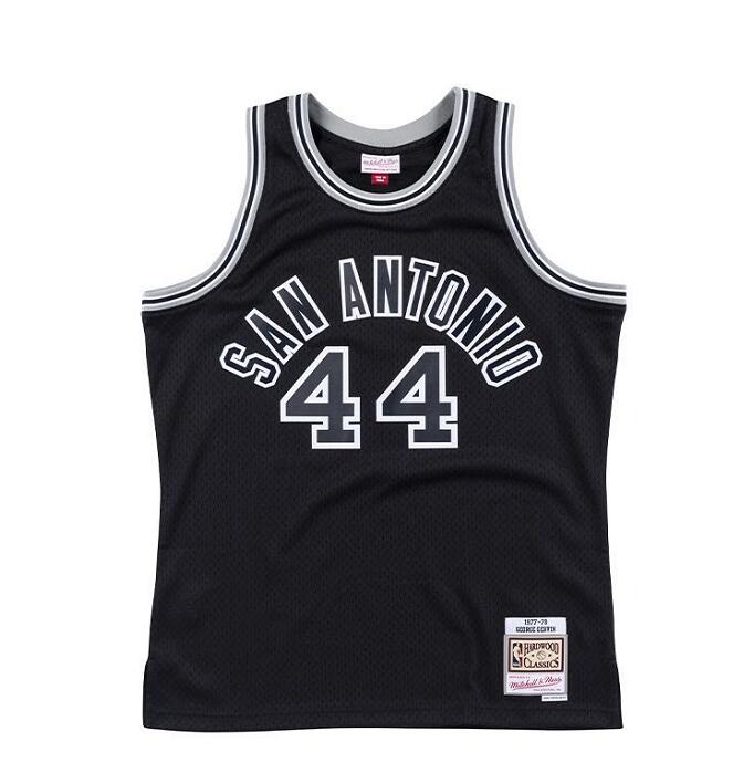 

Stitched NBA jersey SAN Antonio Spurs 44 George Gervin Mitchell & Ness 1977-78 Hardwoods Classics retro basketball jerseys Men Women Youth -6XL