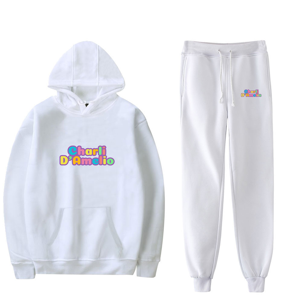 Compra 2020 Hot Charli Damelio Merch Sudadera Con Capucha Sudadera Sudadera  JoggingBroek Pak Charlie Damelio Camisa Broek Conjuntos Unisex Parte  Inferior Truien Oversize Q0114 Barato | Entrega Rápida Y Calidad | Es.Dhgate