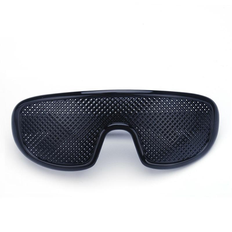 

Sunglasses CUBOJUE Pinhole Glasses Black Anti Fatigue Hallow Small Hole Myopia Eyewear High Quality Plastic Drop