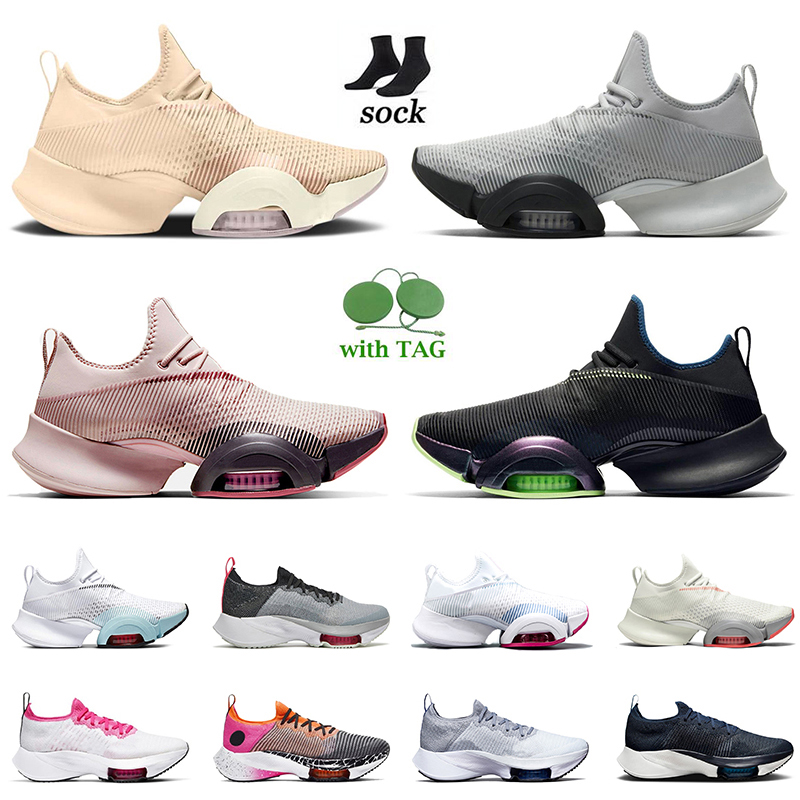 

Smoke Grey Barely Rose Volt Zoom SuperRep Next% Jogging Runner Shoes Fly Knit Tempo Zooms Sports Mens Womens South Beach College Navy Knits Sneakers With Socks, C19 white pink 40-45