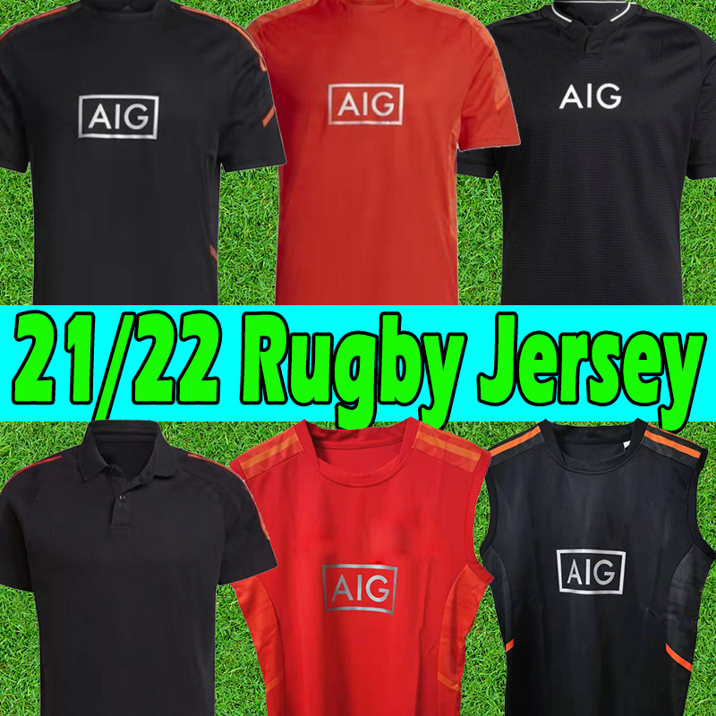 

21/22 All Rugby Jerseys vest Black Sevens Super polo jerseys Maillot Camiseta Maglia Mens training jersey 2021 2022 Rugby shirt S-5XL Tops