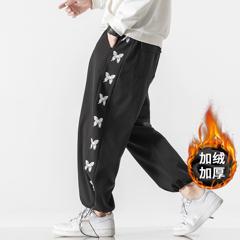 

New 2021 Plus Veet Thick Sweatpants Streetwear Winter Keep Warm Hip Hop Harem Pants Men's Casual Oversize 5xl Joggers Trouers Pwle, Hk20487 a
