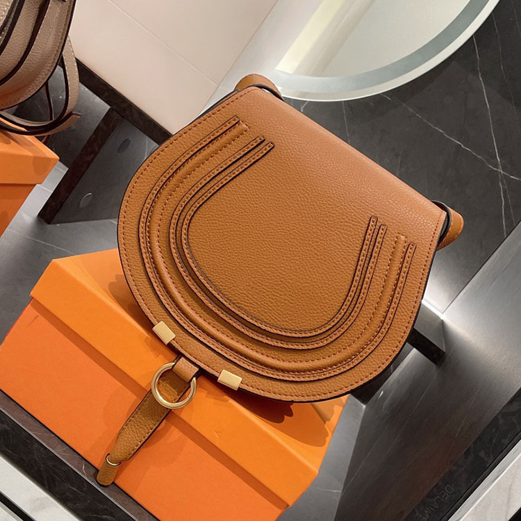 

vintage Saddle bag girls shoulder crossbody bags Marcie purses very soft Tassel Cross-body pouch size 22cm, Brown