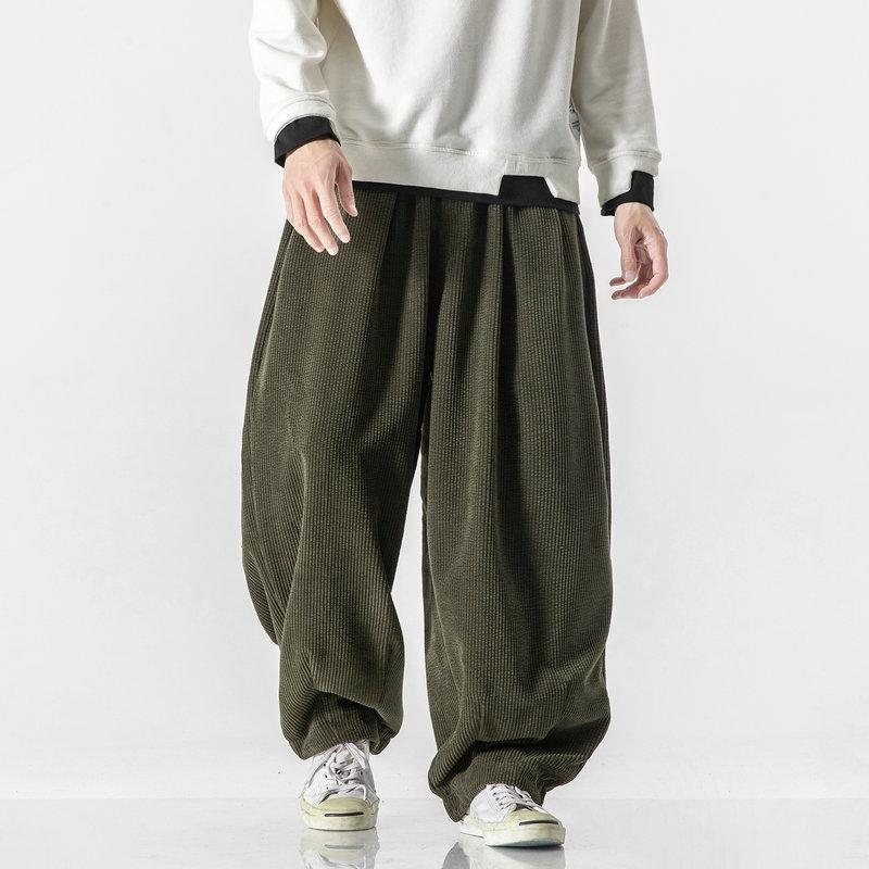 

Men's Pants And Women's Casual Pants, Hougong Street Clothes, Loose Large 5XL, Harajuku Style, Black