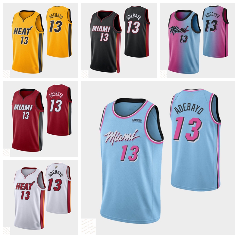 

Miami''Heat''Men Basketball 2021-22 Bam Earned Adebayo City Gold Stitched Jersey Icon