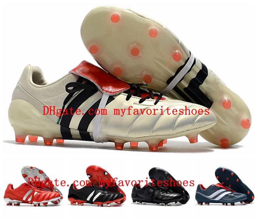 

PREDATOR MANIA FG Soccer Shoes Champagne Precision Cleats Football Boots scarpe calcio chuteiras de futebol, As picture 1