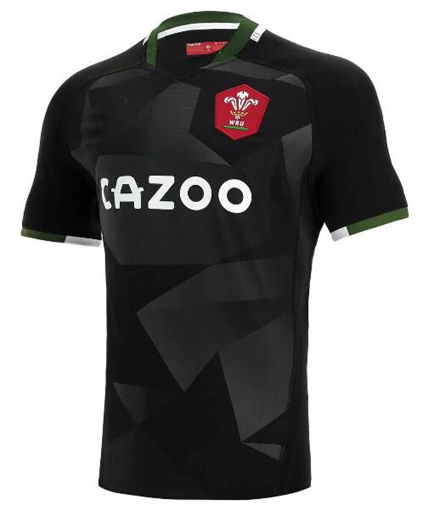 

2021 2022 wales rugby National Team Jerseys Cymru 21/22 Home Red Away Men polo T-Shirt E MEN'S Rugby Training Jesery, Black