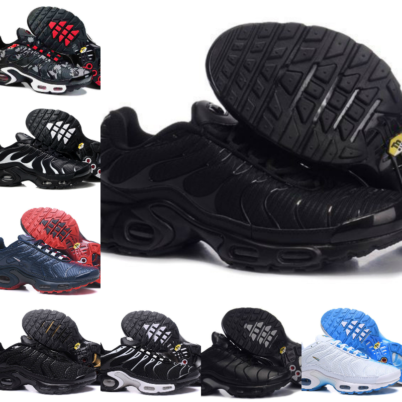 

2021 Classic New Tn Mens Running Shoes Black White Camo Air Plus Sports Shoes Cheap Tns Requin Original Basketball Trainer Sneakers F66