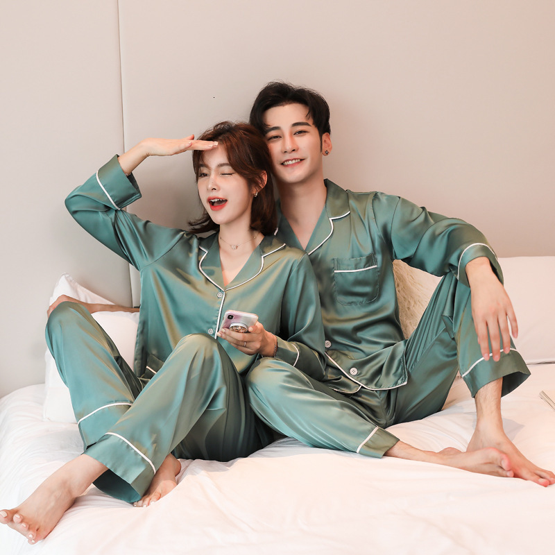 

2pcs Pair Pajamas. Turklin Suit. Clothed Shirt. Kh42, Navy blue-men