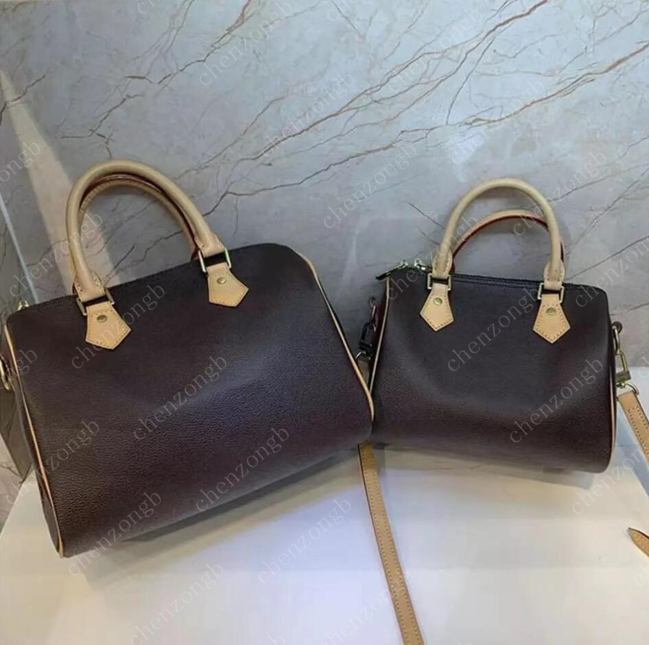 

Luxury designer bags handbag messenger one shoulder ladies fashion wallet bucket bag, Brown with letters