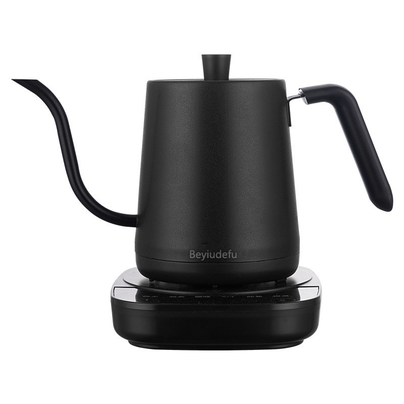 

Beyiudefu Hand-made coffee pot temperature control household stainless steel electric heating one long mouth pot mini tea