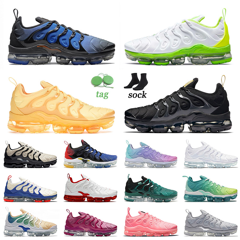 

OG Tn Plus Running Shoes for Mens Women Size 13 Black Royal University Gold Metallic Gold Lemon Lime Pastel Barely Volt Magenta Trainers Sneakers 36-47, C48 39-47 light bone