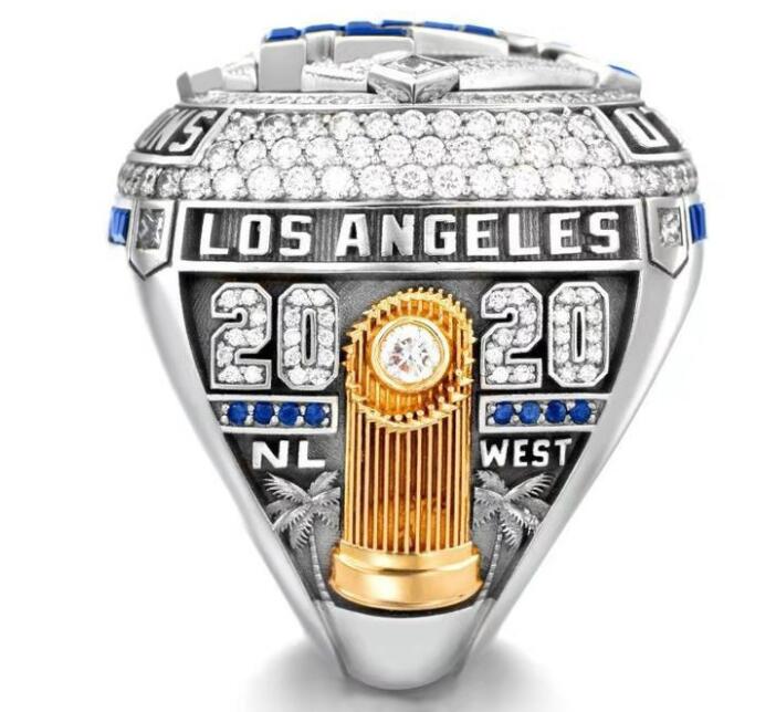 

Fans'Collection LA 2020 Dodgers Wolrd Champions Team Championship Ring 5 7 22 50 Sport souvenir Fan Promotion Gift wholesale