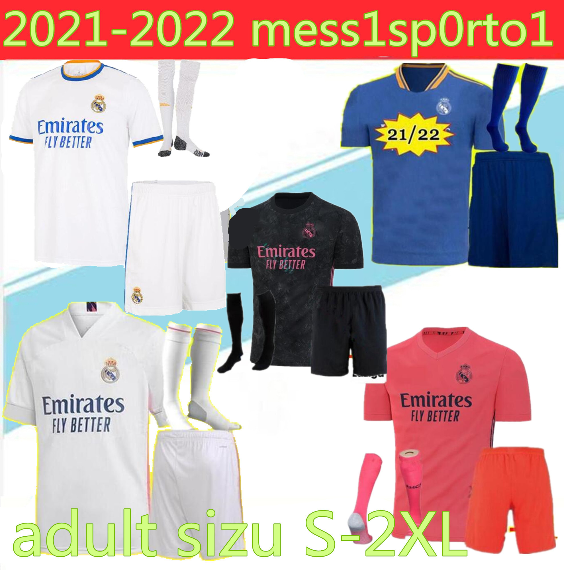 

REAL MADRID jerseys 2021 soccer jersey HAZARD SERGIO RAMOS BENZEMA camiseta football shirts uniforms men kit sets, Purple