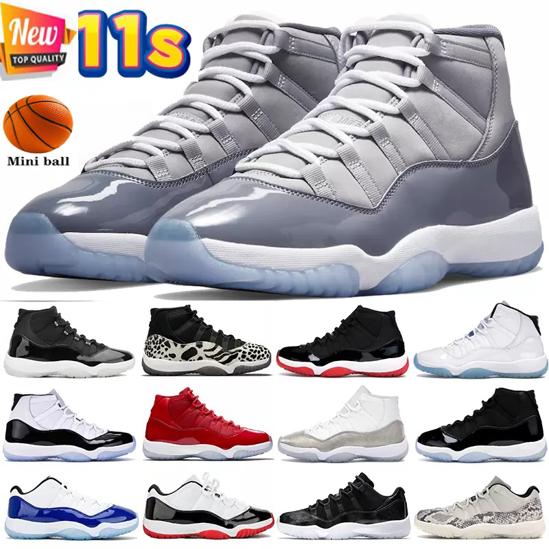 

New Style Jumpman 11s Mens Basketball Shoes Animal Instinct 25th Anniversary Legend Blue Concord Bred Snake Light Bone Men Women Sports Sneakers Trainers Size 36-47, 41