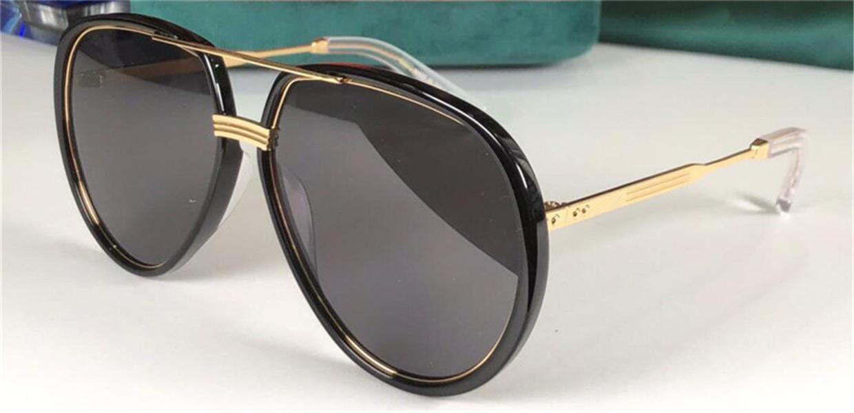 

New fashion design man and woman sunglasses 0904 pilot frame simple and popular style top quality uv400 outdoor protective glasses, White;black