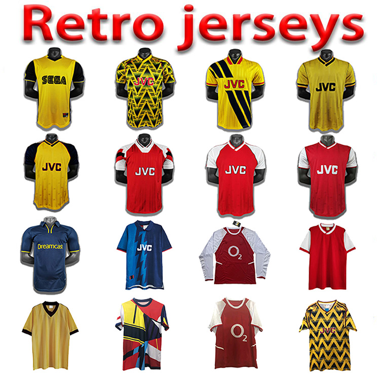 

HIGHBURY HOME FOOTBALL SHIRT JERSEY 2005 06 98 99 SOCCER PIRES HENRY REYES 2002 04 Retro JERSEY BERGKAMP 94 95 ADAMS Persie 96 97 Galla, Black;yellow