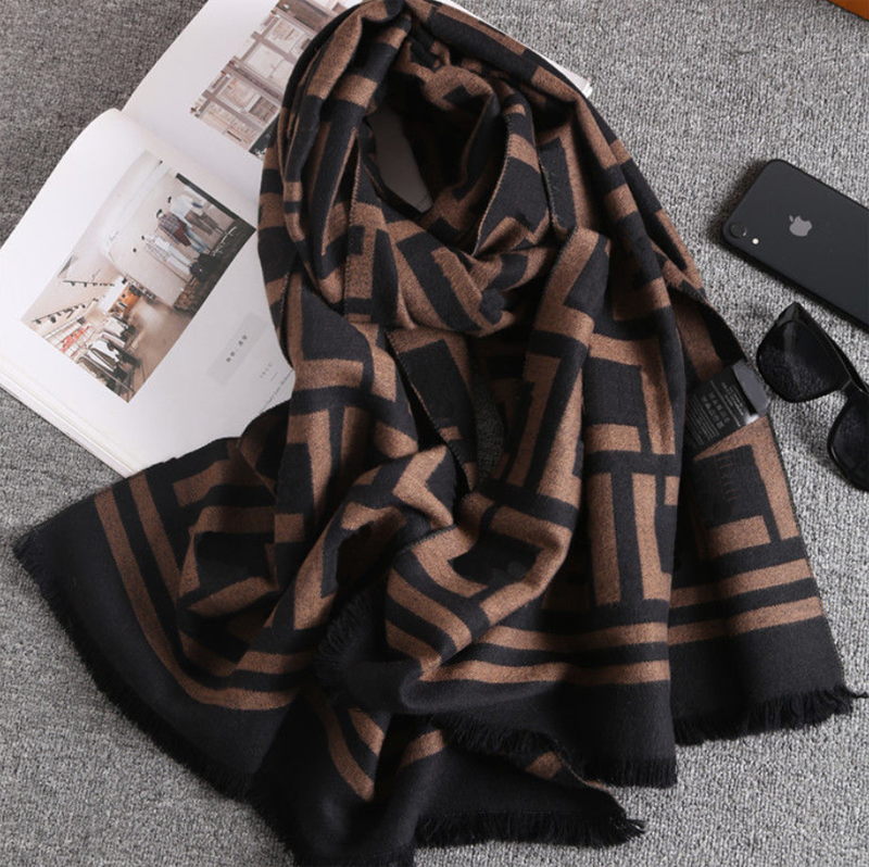 

Scarf Winter Designer F Scarfs High Quality Men Women Luxury Mens Cashmere Wool Silk Designers Scarvs Designers Head Scarf Womens B2109014L