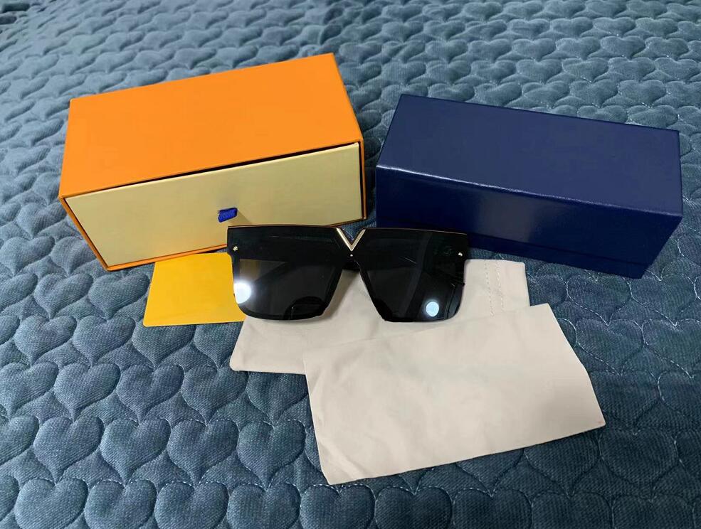 

fashion V square Glasses designer sunglasses Men Women luxury senior classic V letter 9 kinds of choices With box