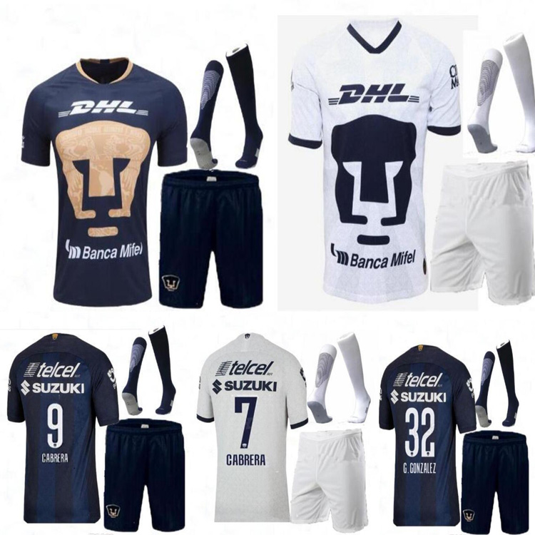 

Top qualit20 21 Mexico Club ABRAHAM Soccer Jerseys2020 2021 CASTILLO CALDERON FORMICA Home AwayMen's + children's socks suit Football Shirts, Black;yellow