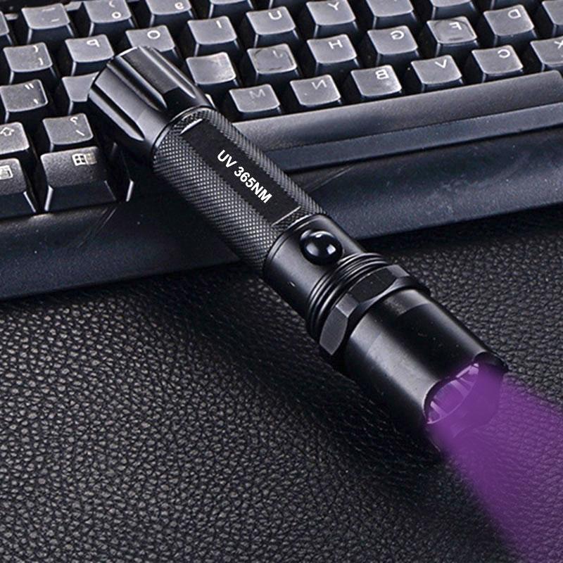 

Flashlights Torches TMWT High Quality 2Pack 365nm UV Rechargeable Ultraviolet Lantern 395nm Black Light Torch For Jade Amber Detect