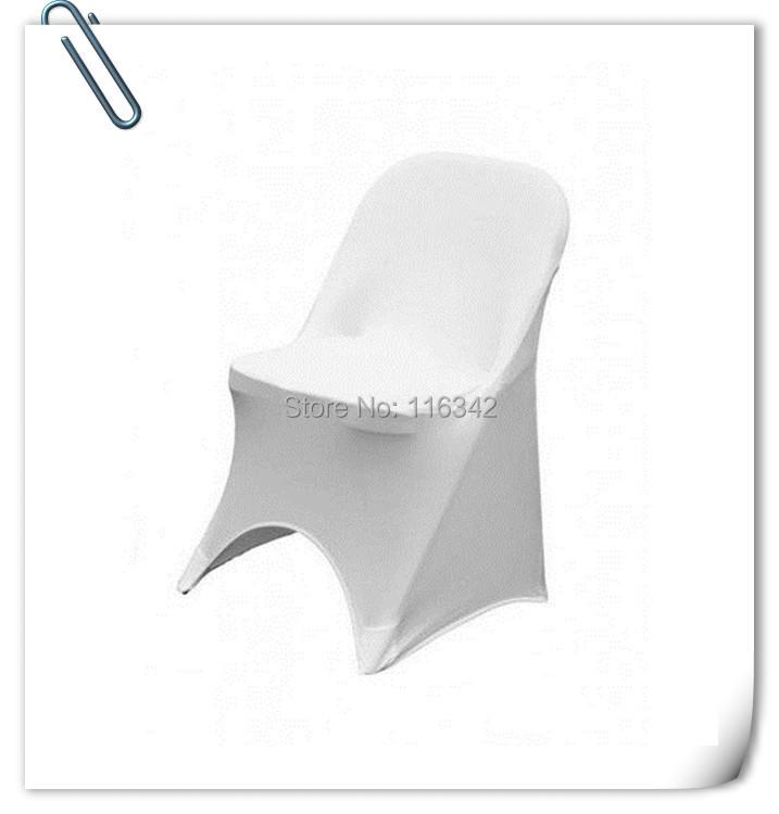 

Chair Covers 2021 WITH QUALITY!! 100pcs White Spandex Folding Cover /banquet For Sale