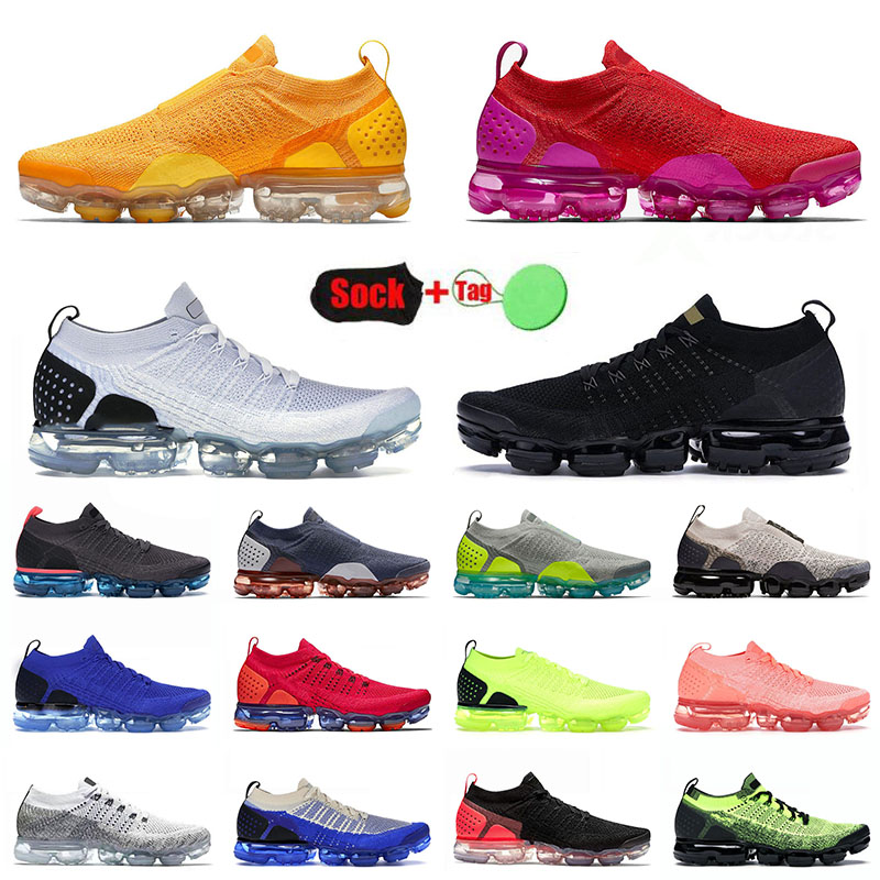 

2021 Top Quality FK Running Shoes NIK Fly Knit Vapourmax Plus Tn 2 Racer Blue Triple White Metallic Gold Airmaxs Maxs Off Sneakers Trainers EUR 36-45, B54 40-45 thunder grey