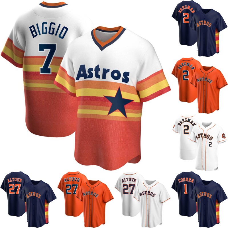 

2021 WS World Series Astros Jersey Jose Altuve Alex Bregman Carlos Correa Yordan Alvarez Yuli Gurriel Nolan Ryan Michael Brantley Jeff Bagwell Craig Biggio Garcia, Womens white s-xxl