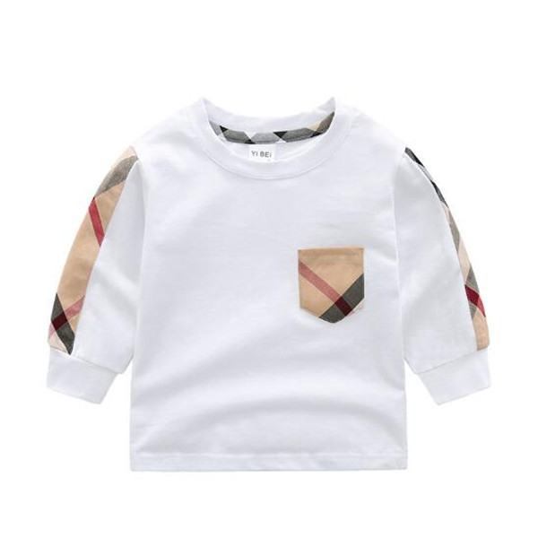 

Retail Spring new Childen's Clothing O-neck Long Sleeve Boys T-shirts fashion Cotton Kids T Shirt High Quality Children casual Girls T-shirt, Blue